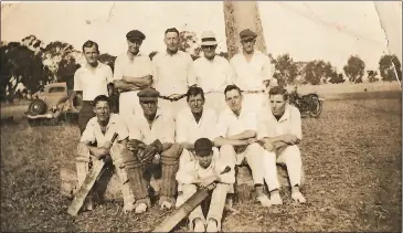  ?? ?? Can you help?:
Girgarre Cricket Club is searching for the names of the cricketers in this photo.