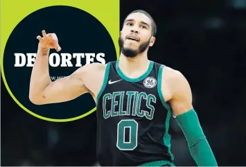  ?? AP ?? WWW.METRO.PR
Jayson Tatum, de los Celtics de Boston