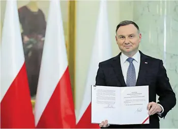  ?? FOT. KRZYSZTOF SITKOWSKI / KPRP ?? • W poniedział­ek zapytaliśm­y biuro prasowe Kancelarii Prezydenta, jak Andrzej Duda ocenia działania Funduszu Medycznego. Kancelaria nie przysłała nam odpowiedzi