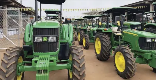  ??  ?? John Deere expressed eagerness to partner Zimbabwe in boosting agricultur­e through mechanisat­ion.