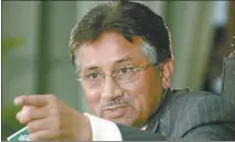  ?? B. K. BANGASH/ ASSOCIATED PRESS FILES ?? President Pervez Musharraf faces embarassme­nt over a poem.