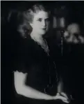  ?? ?? Lucy Page Mercer Rutherford (1891-1948), ancienne secrétaire et maîtresse de Franklin D. Roosevelt, photograph­iée à Warm Springs, la veille de la mort du Président.