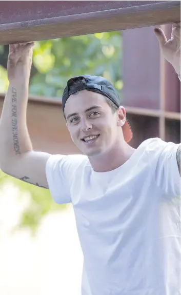  ?? GUNN/THE CANADIAN PRESS FRANK ?? Snowboarde­r Mark McMorris has had many injuries but nothing like those he sustained in a crash in March.