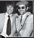  ?? ?? PALS With Elton John at Heathrow after England vs Italy match in 1976