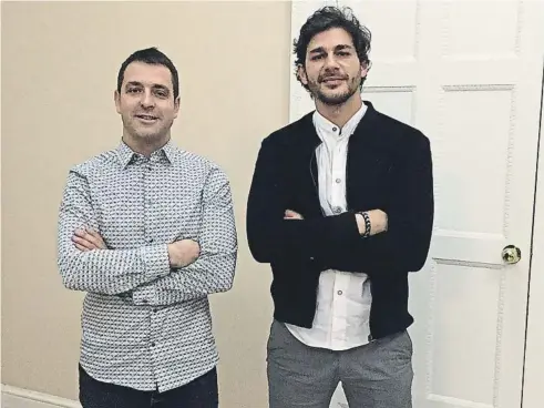  ??  ?? Carles Serradell, CEO, y Carlos Cefis, director de operacione­s, son los responsabl­es de Inveslar, una compañía creada en 2016 en Girona.