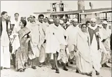  ??  ?? When asked for a message to the nation for August 15, Gandhi said he had no message. Eventually, he did reflect on the day, as one of both rejoicing and mourning