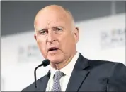  ?? STAFF FILE PHOTO ?? Before the global climate-change summit last week, Gov. Jerry Brown signed a “carbon neutrality” law. If seriously implemente­d, it would be even more difficult to achieve.
