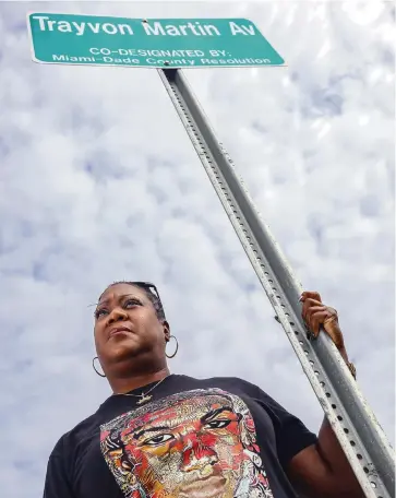  ?? CARL JUSTE cjuste@miamiheral­d.com ?? Sybrina Fulton’s life was forever altered when her son was killed. She was catapulted to the national stage, where she continues to fight for racial equality.