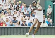  ?? FOTO: AP ?? Venus Williams, 6-4 y 6-2 a la británica Johanna Konta