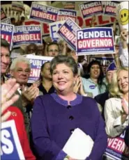  ?? PAUL VATHIS — ASSOCIATED PRESS FILE PHOTO ?? Pennsylvan­ia Treasurer Barbara Hafer, elected four times to statewide office in Pennsylvan­ia, received three years on probation Tuesday for lying to the FBI about accepting $675,000 from an investment adviser, avoiding jail time as she was also...