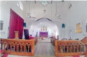  ??  ?? An inside view of All Saints Church in Secunderab­ad. — DC