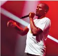  ??  ?? Victory lap: Giggs delivering a crowdpleas­ing set at the 24th Meltdown Festival