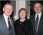  ??  ?? ABOVE: Paudie Dineen, Rita Dineen and Jack Harrington at the Ballyduff GAA social in The Rose Hotel on Saturday.