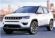  ??  ?? Hat sich richtig fein gemacht: der neue Jeep Compass