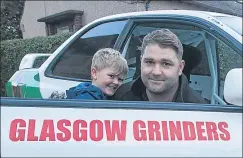  ??  ?? Proud dad Kenny enjoys bonding with son Harris in the garage – but it’s a far cry from just a few years ago