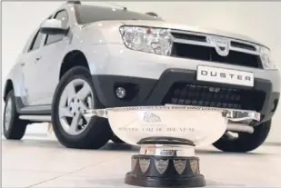  ??  ?? The Dacia Duster, the Scottish Car of the Year 2012.
