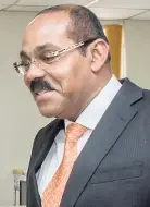  ?? FILE ?? Prime Minister of Antigua & Barbuda Gaston Browne.