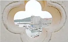  ?? — AFP file photos ?? Photo shows a port in the old town of the city of Dubrovnik, on the Adriatic coast of Croatia.