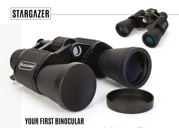  ?? ?? Binoculars are a good step towards a telescope