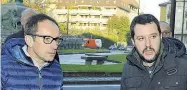  ??  ?? Insieme Mirco Rota con Matteo Salvini