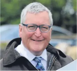  ??  ?? Rural Economy Secretary Fergus Ewing confirmed that the farming sector in Scotland will benefit from £640m of funding from the EU in 2017-18.
