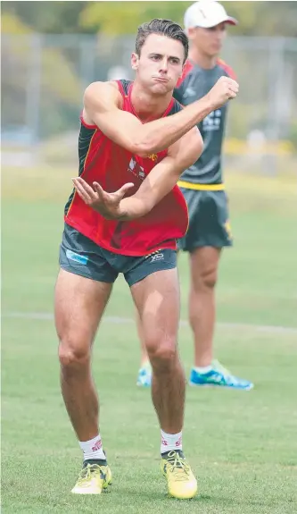  ?? Picture: RICHARD GOSLING ?? The Gold Coast Suns believe Lachie Weller was worth a high price.