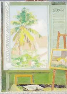  ?? suministra­da ?? Miguel Pou y Becerra, “Desde mi estudio” (Salud 58, Ponce), 1930-35, óleo sobre cartón.Colección Museo de Arte de Ponce.