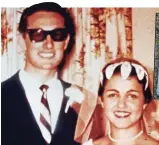  ??  ?? Tragic love: Buddy Holly and Maria Elena’s wedding day. Inset: His grave