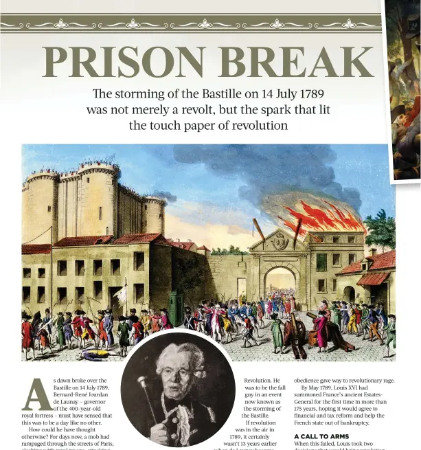 France-History- The Bastille was a fortress-prison in Paris, known