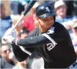  ?? AP ?? White Sox outfielder Avisail Garcia had a .392 batting average on balls in play last season, a level that isn’t sustainabl­e from year to year.