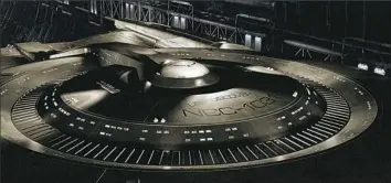  ??  ?? The newest Starfleet ship in the “Star Trek” television franchise is the USS Discovery.