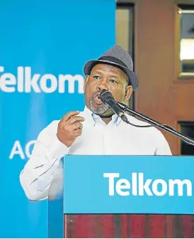  ?? /Martin Rhodes ?? Power post: New Eskom chairman Jabu Mabuza faces a tough challenge in rescuing the power utility while also steering the ship at Telkom.