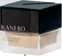  ??  ?? KANEBO Luster Cream Foundation SPF15
ขนาด 30 มล. ราคา 4,400 บาท