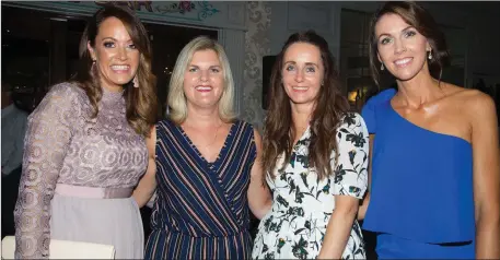  ??  ?? Attending the Rose of Tralee Fashion Show in the Festival Dome Tralee on Sunday evening Siobhan Cushen, Edel O’Connor, Martina Fernane and Linda O’Callaghan.