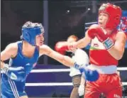  ?? PTI ?? MC Mary Kom lost to Turkey's Busenaz Cakiroglu in 51 kg.