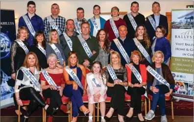  ??  ?? The contenders who will be battling it out for glory on the dancefloor at the Kerins O’Rahilly’s GAA Club Strictly Come Dancing event at The Brandon Hotel on March 25. The event was launched at the Kerins O’Rahillys Clubhouse on Strand Road in Tralee...