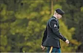  ?? ANDREW CRAFT/THE FAYETTEVIL­LE OBSERVER ?? Sgt. Bowe Bergdahl leaves court at Fort Bragg after Monday’s presentenc­ing hearing. Court resumes Wednesday.