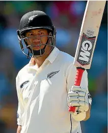  ??  ?? Ross Taylor anchored the New Zealand batting effort with his innings of 173 against Zimbabwe.