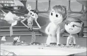  ?? Pixar ?? A SCENE FROM the 2015 film “Inside Out,” which features characters based on a child’s emotions.