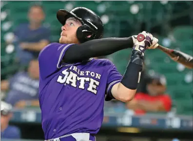 ?? NATE BURAL/TARLETON ATHLETICS ?? Tarleton State University outfielder Blake Adams will join the Swift Current 57’s for the 2017 WMBL season.
