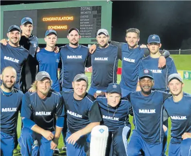  ?? Picture: SINO MAJANGAZA ?? MEN ON A MISSION: The Bohemians will have it all to do when they challenge for the Multiply T20 Community Cup honours in Pretoria from today. The Border T20 club competitio­n champions are fired up to do well against tough opposition