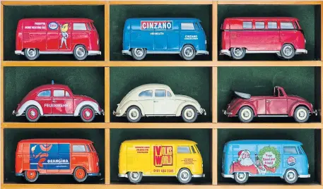  ??  ?? MEET YOUR MATCH: The toy car maker Matchbox is celebratin­g its 65th anniversar­y this year and Hot Wheels its 50th