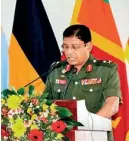  ??  ?? Kotelawala Defence University VC Major General Milinda Pieris speaking at the workshop