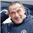  ??  ?? Chelsea manager Maurizio Sarri. — Reuters