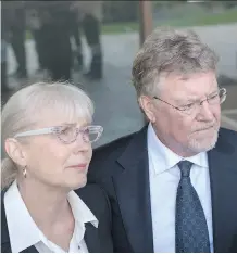  ?? EDMONTON JOURNAL/ FILES ?? Richard Suter, with wife Gayska, has pleaded guilty to refusing to provide a breath sample to police.