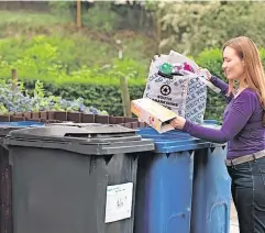  ?? ?? At odds MSPs Clare Haughey, top, and Pam Duncan-Glancy disagree over the Scottish Government’s commitment to recycling