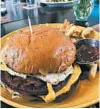  ?? LORI RACKL/CHICAGO TRIBUNE ?? Honeywood’s burgers boast beef from Black Hawk Farms.