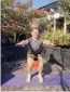  ??  ?? Digital editor Ben Hobson performed an inventive foamroller workout on
Instagram page