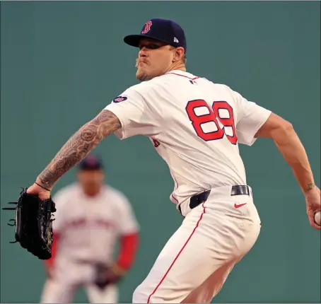  ?? MATT STONE — BOSTON HERALD ?? Tanner Houck and the Red Sox other young starting pitchers have exceeded all expectatio­ns so far this spring.