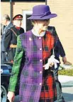  ?? ?? Hand-me-down: Zenouska Mowatt, far left, wearing a jacket previously owned by her grandmothe­r Princess Aexandra, left